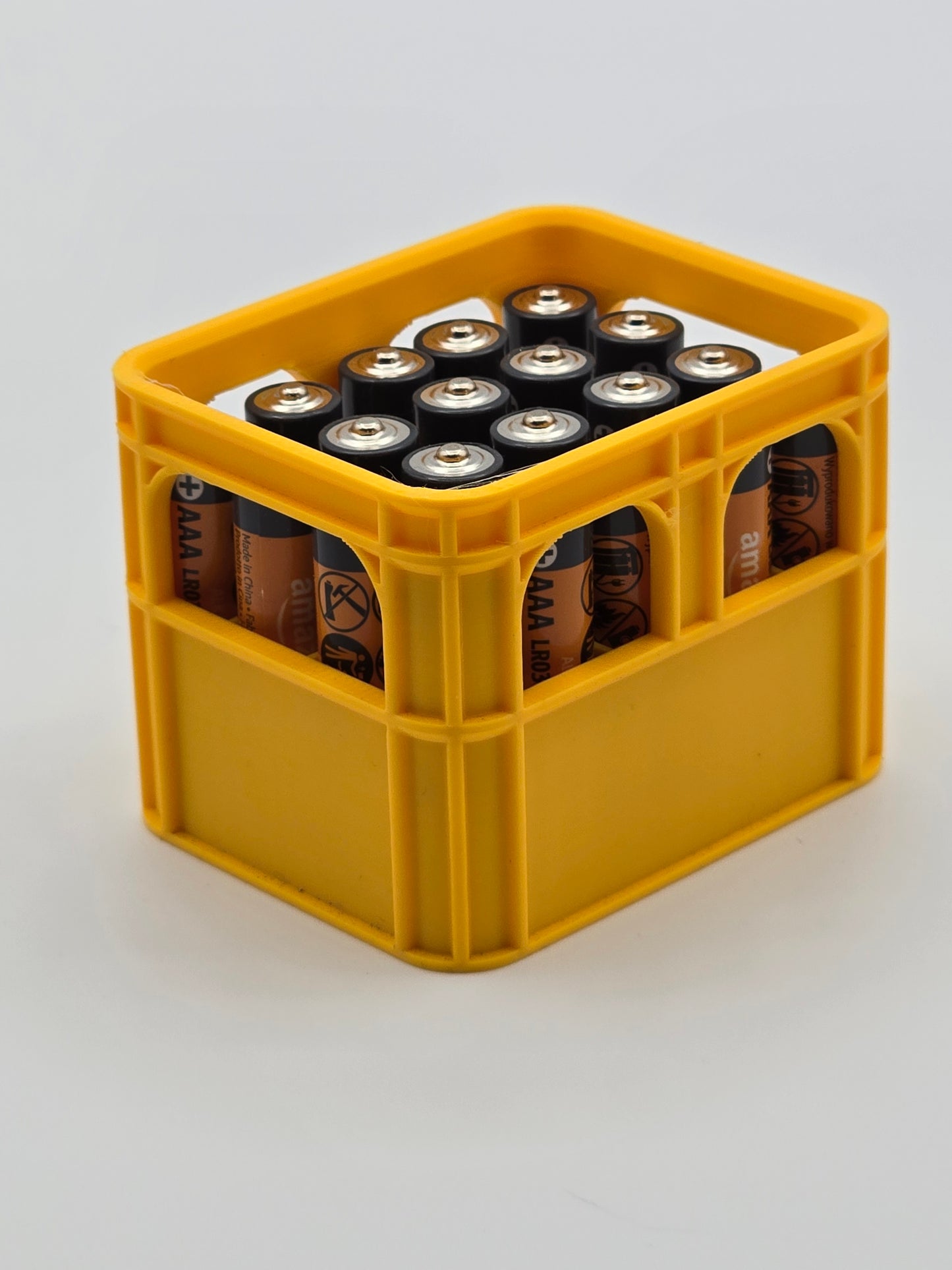 Beer Crate AAA Battery Holder – Desk & Workbench Organizer