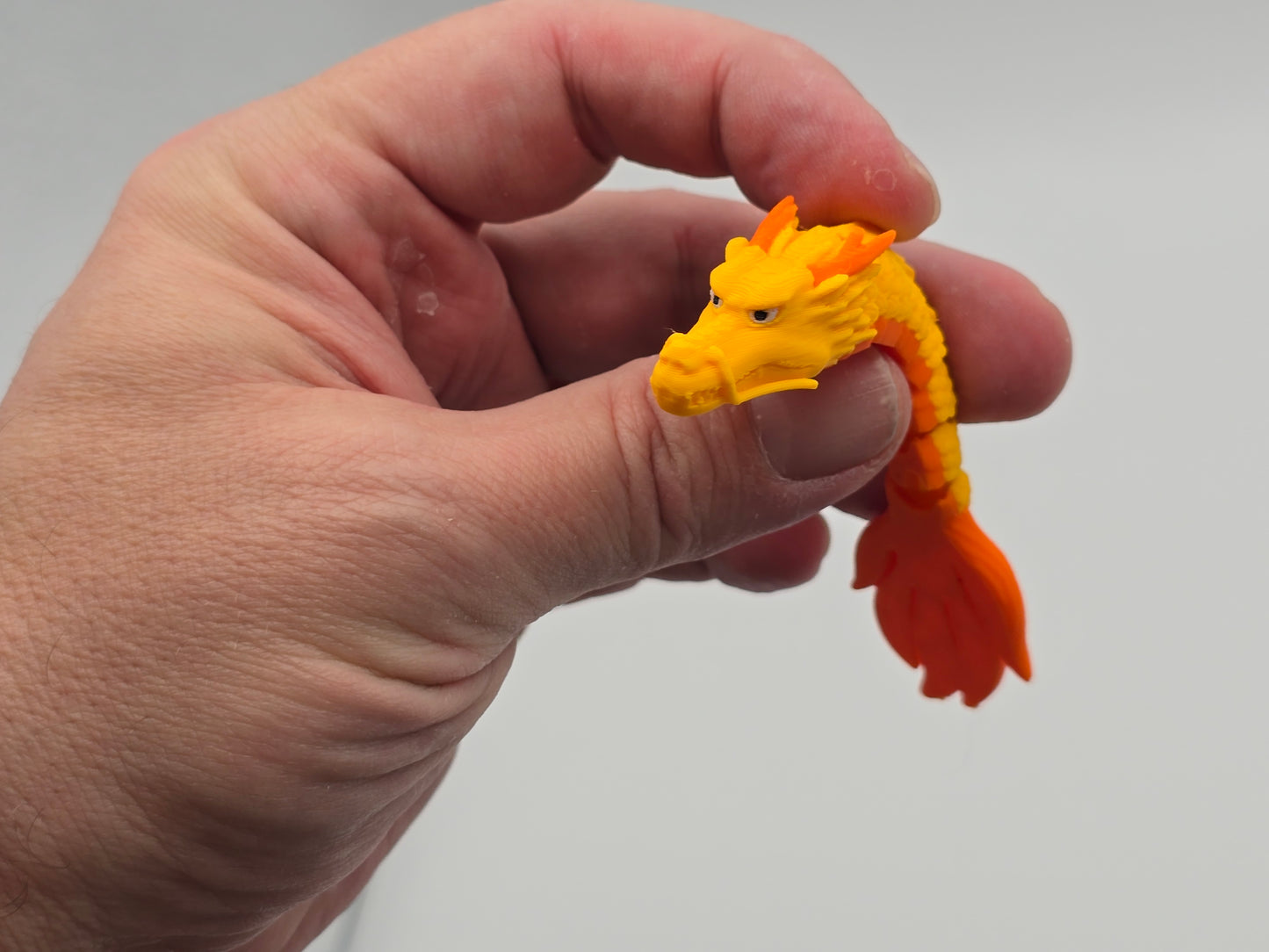 Japanese Dragon Mark II Micro – Articulated Flexi Dragon – 3D Printed Poseable Dragon