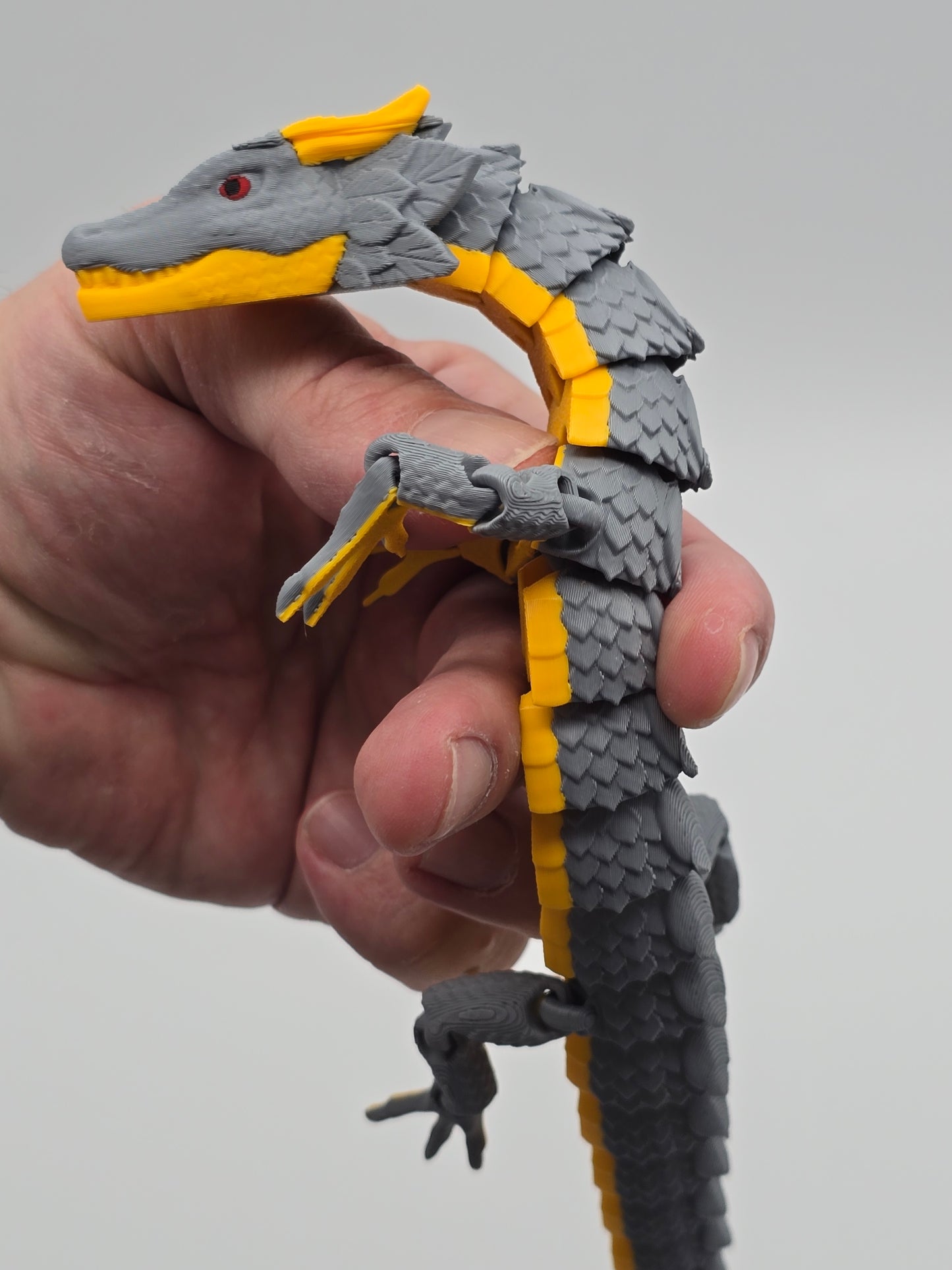 Leaf Dragon Mark II – Articulated Flexi Dragon – 3D Printed Poseable Dragon