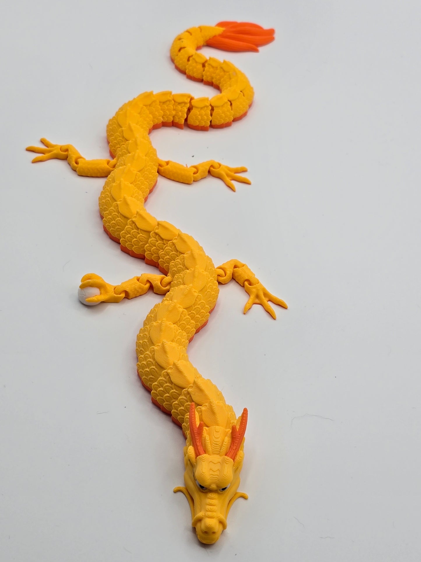 Japanese Dragon Mark II – Large – Articulated Flexi Dragon – 3D Printed Poseable Dragon