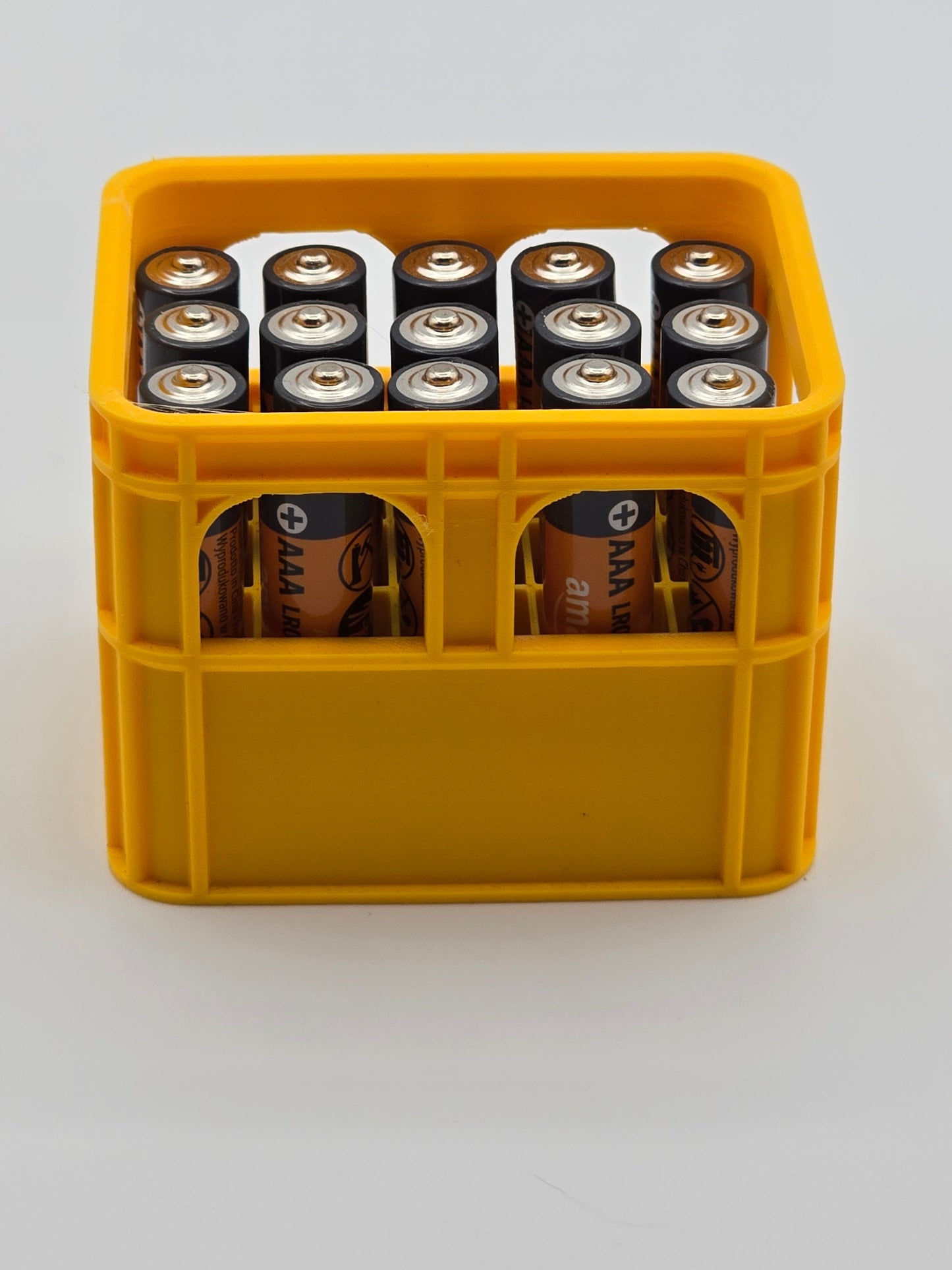 Beer Crate AAA Battery Holder – Desk & Workbench Organizer