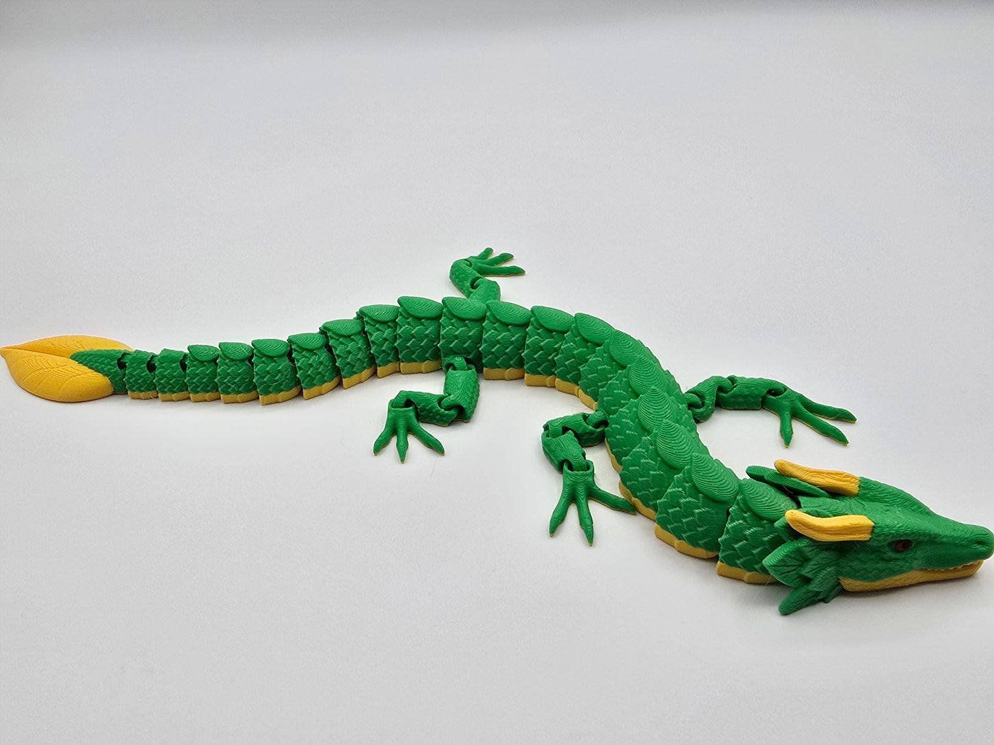 Leaf Dragon Mark II – Articulated Flexi Dragon – 3D Printed Poseable Dragon
