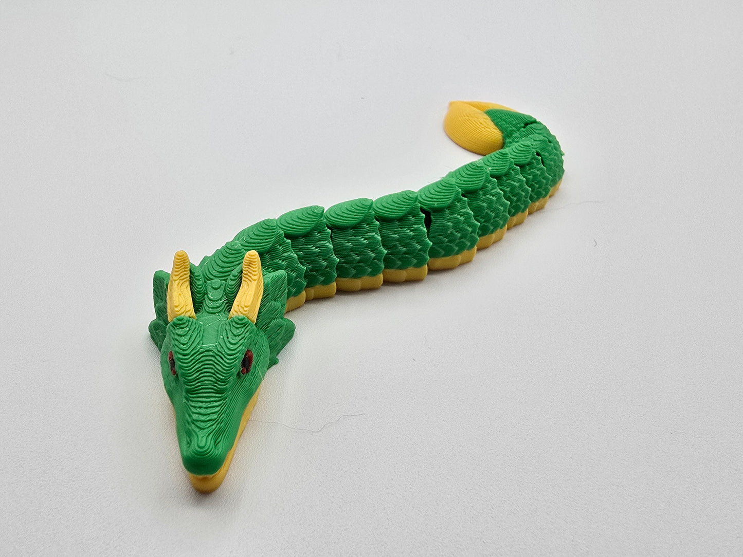 Leaf Dragon Mark II Mini – Articulated Flexi Dragon – 3D Printed Poseable Dragon