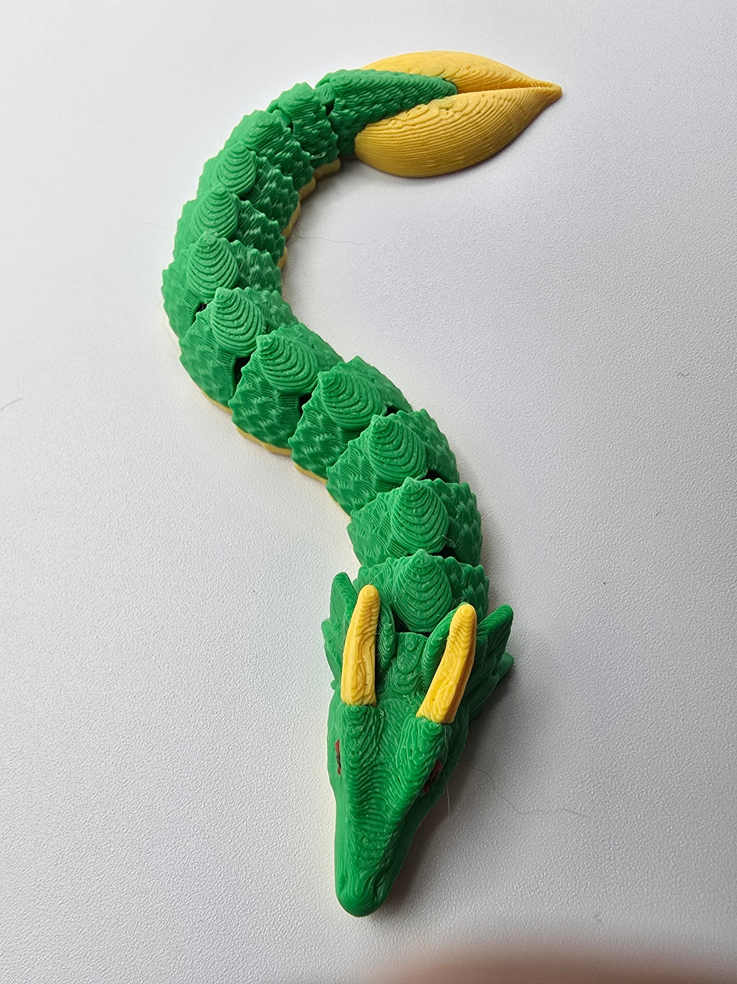 Leaf Dragon Mark II Mini – Articulated Flexi Dragon – 3D Printed Poseable Dragon