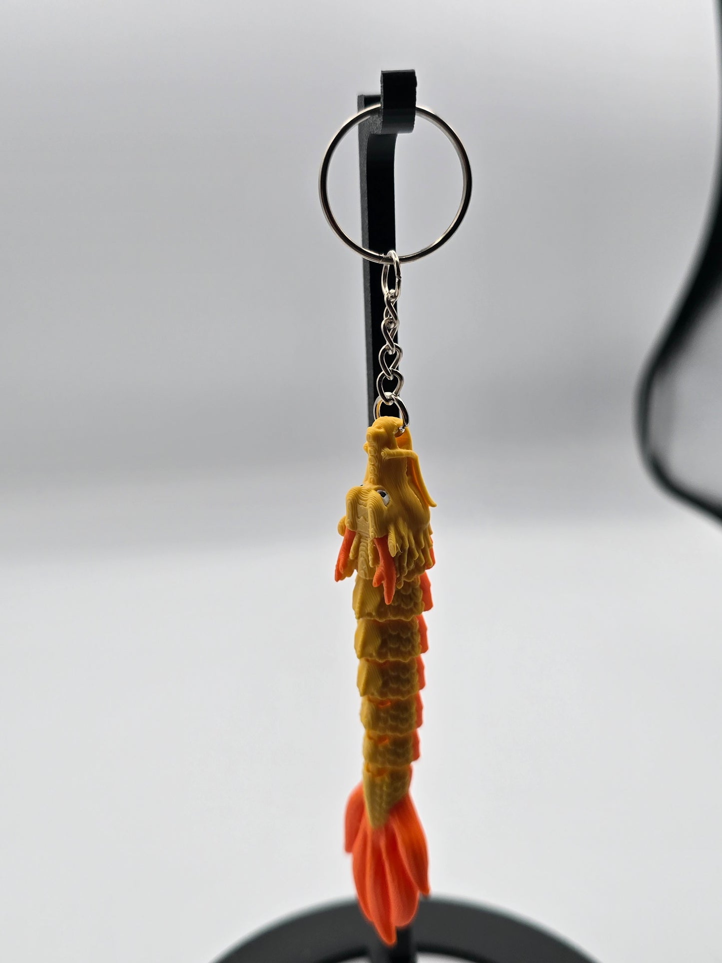Japanese Dragon Mark II Micro Keychain – 3D Printed Dragon Keychain
