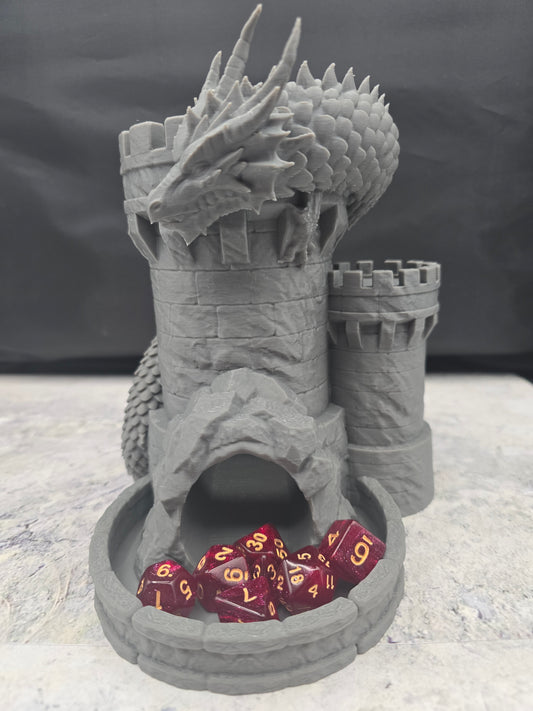 Dragon Castle Dice Tower – 3D Printed Tabletop Dice Roller