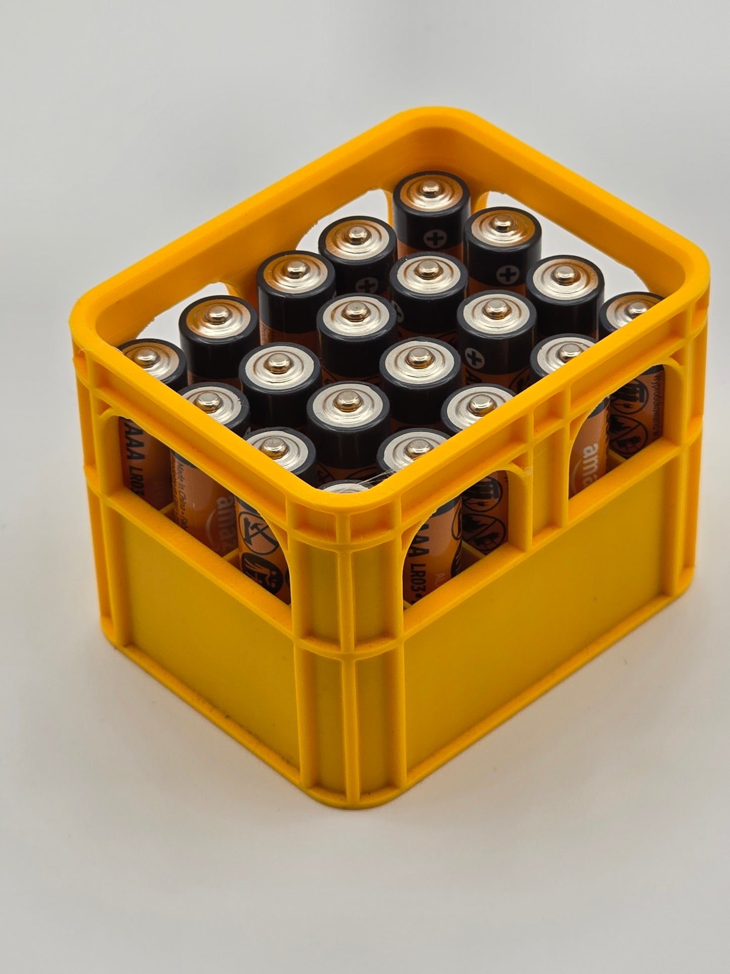 Beer Crate AAA Battery Holder – Desk & Workbench Organizer