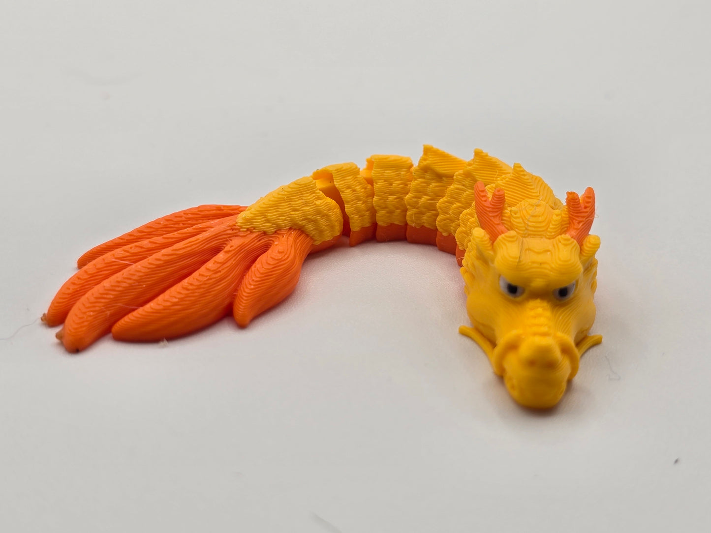 Japanese Dragon Mark II Micro – Articulated Flexi Dragon – 3D Printed Poseable Dragon
