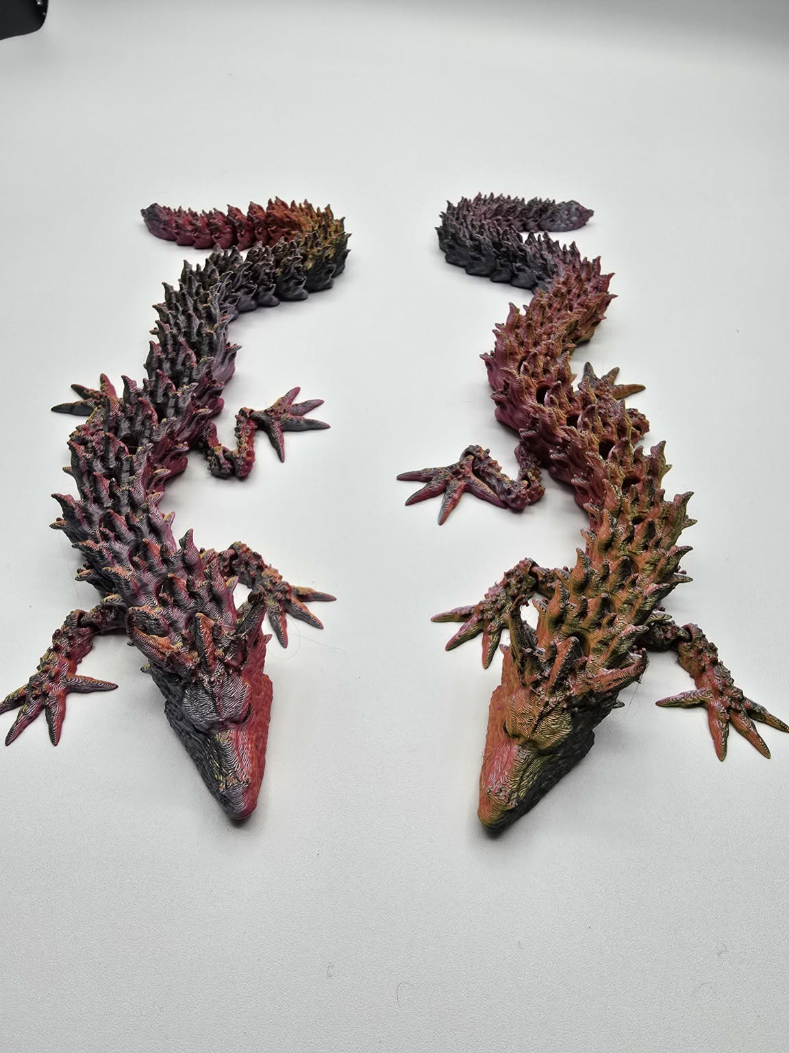 Fire Dragon – Articulated Flexi Dragon – 3D Printed Poseable Dragon