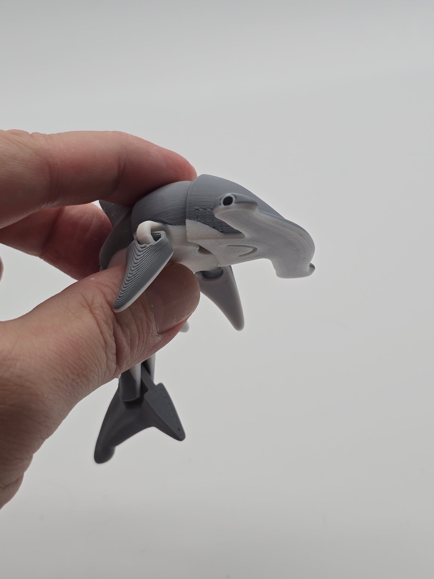 Mini Flexi Hammerhead Shark – Articulated Figure