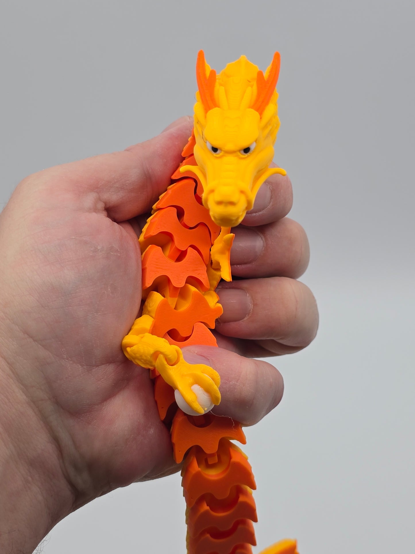 Japanese Dragon Mark II – Large – Articulated Flexi Dragon – 3D Printed Poseable Dragon