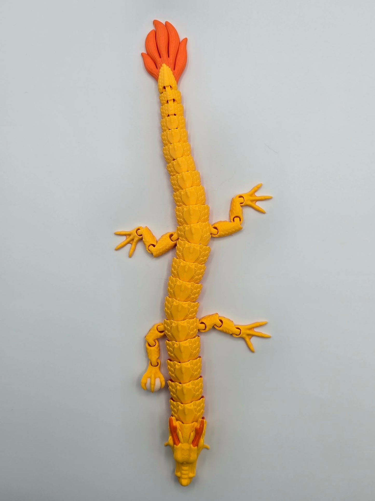 Japanese Dragon Mark II  – Articulated Flexi Dragon – 3D Printed Poseable Dragon
