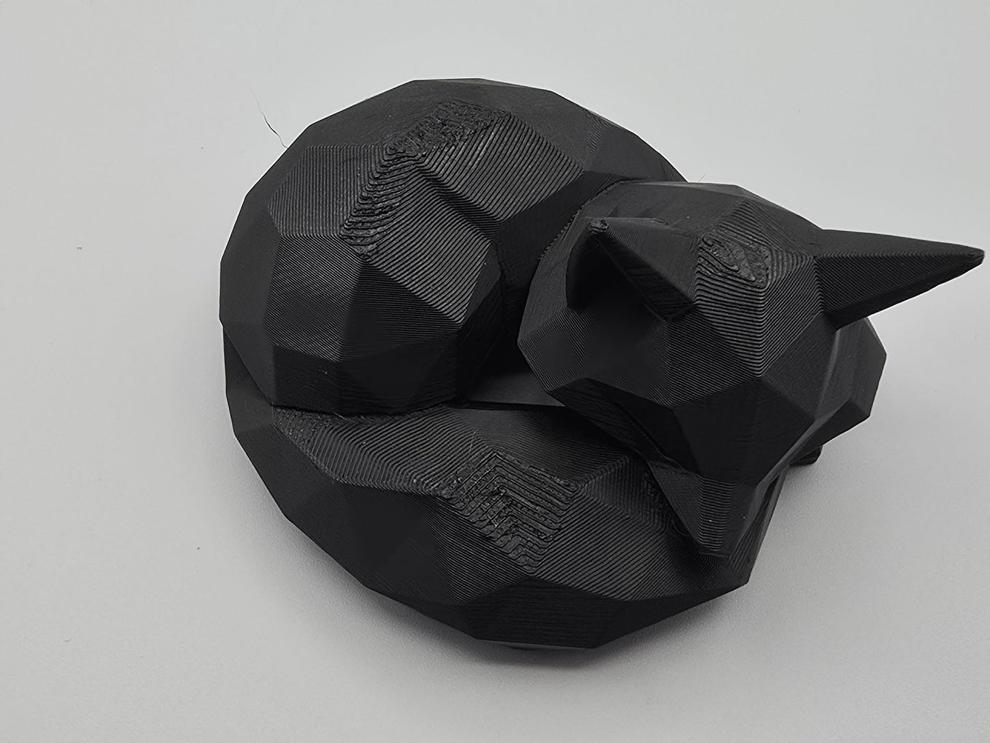 3D Printed Low Poly Fox – Modern Geometric Animal Decor – 3.5 Inch