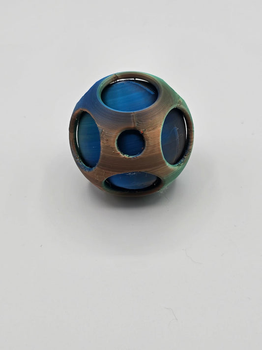 Spinning Sphere Inside Sphere Fidget Toy