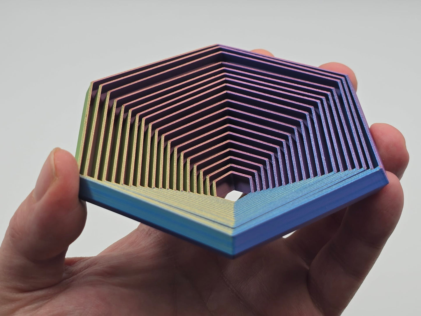 19 Ring Hexagon Fidget Toy