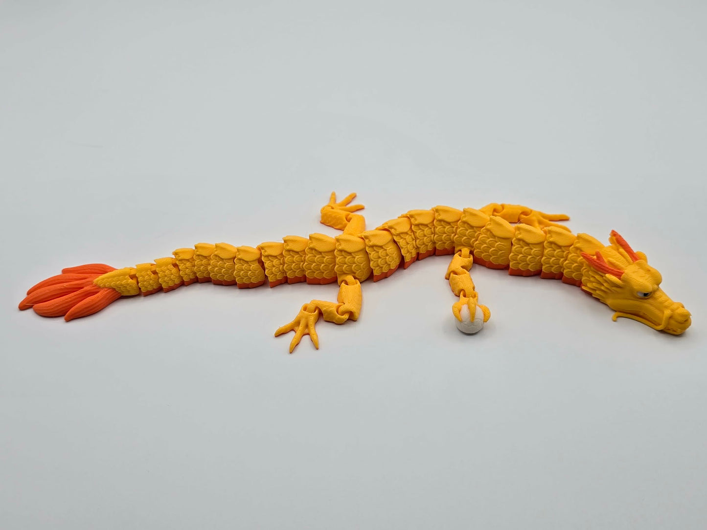 Japanese Dragon Mark II  – Articulated Flexi Dragon – 3D Printed Poseable Dragon